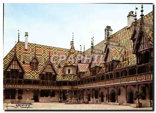 Cartes postales moderne Beaune Hotel Dieu Cour d'Honneur Merveille d'art burgondo flamand