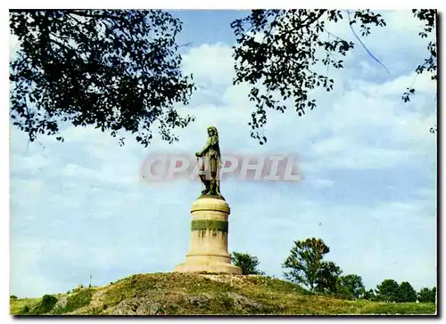 Moderne Karte Alise Ste Reine Alesia Cote d'Or Statue de Vercingetorix par Millet