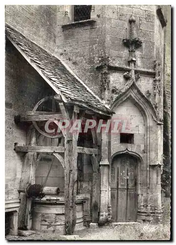 Moderne Karte Chateauneuf Cote d'Or Le Chateau le Puits et Porte gothique