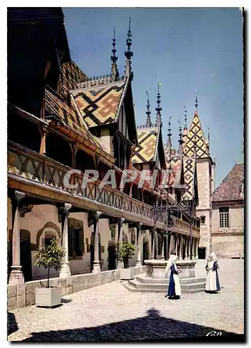 Cartes postales moderne Hostel Dieu Beaune Cote d'Or Cour d'Honneur