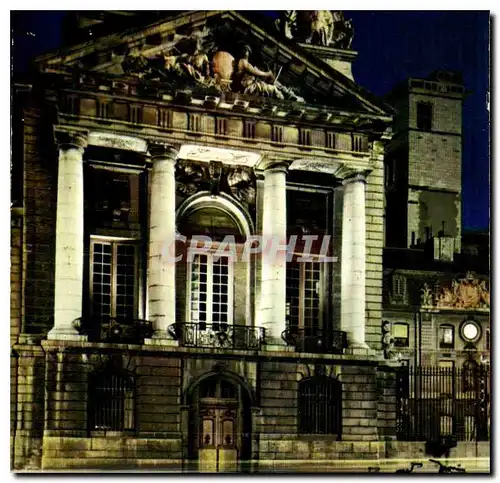 Cartes postales moderne Dijon la nuit Le Palais des Bourgogne