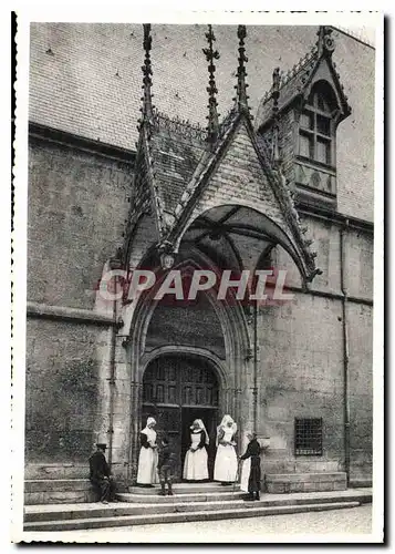 Moderne Karte Hotel Dieu de Beaune Cote d'Or Porte d'Entree Religieuses