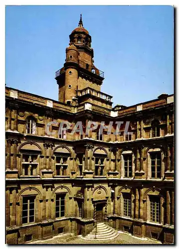 Moderne Karte Toulouse La Ville Rose Cite des Violettes Hotel d'Assezat Siege de l'Academie des Jeux Floraux