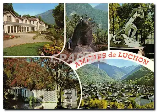 Moderne Karte Amities de Luchon Hte Gne Les Thermes