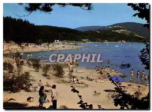 Moderne Karte Dans la Montagne Noire Bassin de Saint Ferreol Un coin de la Plage