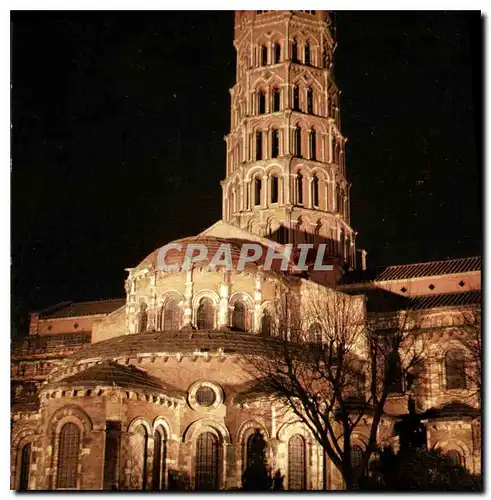 Moderne Karte Toulouse Ville d'Art La Basilique St Sernin