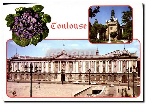 Cartes postales moderne Toulouse Ville d'Art La Place et le donjon du Capitole