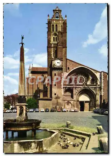 Cartes postales moderne Toulouse La Ville Rose Cite des Violettes La Cathedrale Saint Etienne La Rose