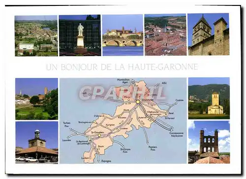 Cartes postales moderne Un Bonjour de la Haute Garonne