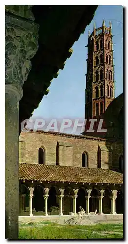 Cartes postales moderne Toulouse Ville d'art cite des Violettes Le Clocher et le cloitre gothique des Jacobins