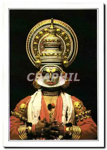 Cartes postales moderne Kerala Un acteur du theatre Kathakali India