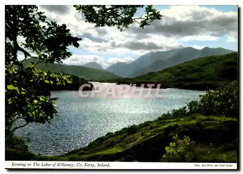 Moderne Karte Evening on the Lakes of Killarney Co Kerry Ireland