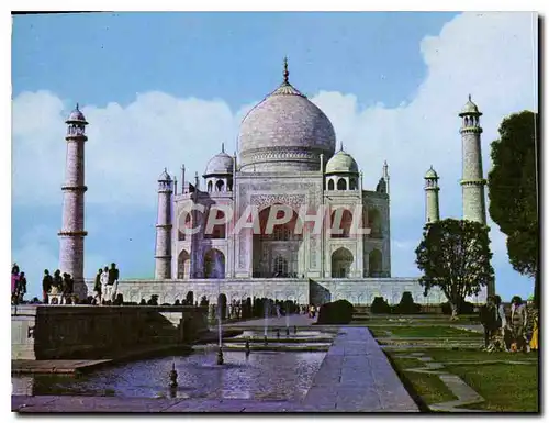 Moderne Karte Taj Mahal Agra India