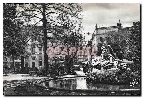 Moderne Karte Toulouse Square Wilson Statue Goudouli