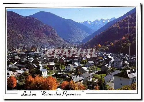 Moderne Karte Luchon  Reine des Pyrenees