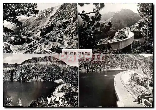 Cartes postales moderne Vallee d'Aure Barrage de Cap de long Les Lacets d'Oredon Le Barrage et le Sommet du Barrage