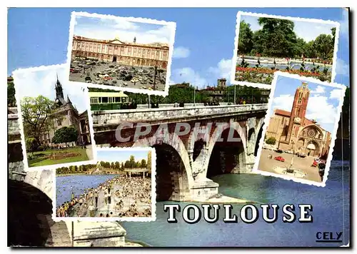 Cartes postales moderne Toulouse La Garonne au Pont Neuf Donjon du Capitole