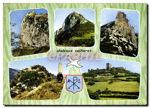 Cartes postales moderne Chateaux Cathares Roquefixade