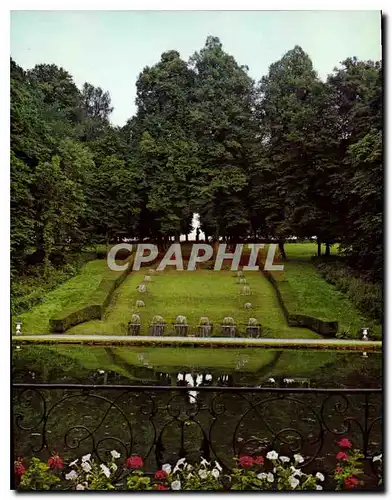 Moderne Karte Les Jardins d'Annevoie entre Namur et Dinant Belgique Buffet d'Eau