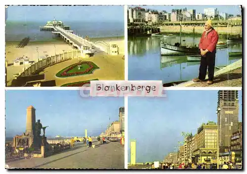 Cartes postales moderne Groeten uit Blankenberge Bonjour de Blankenberge