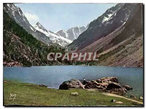 Cartes postales moderne Cauterets Le Lac de Gaube Vignemale