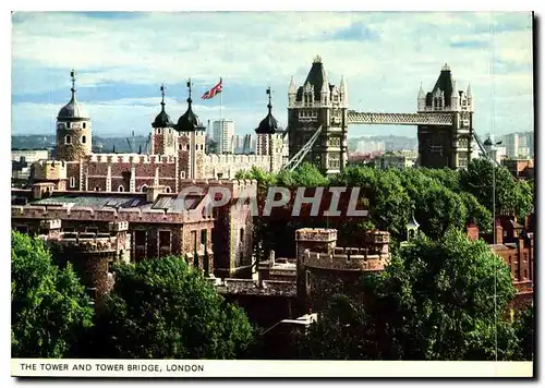 Cartes postales moderne The Tower and Tower Bridge London