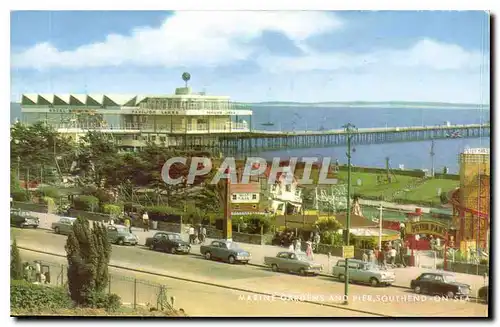 Cartes postales moderne Marine Gardens and Pier Southend on Sea