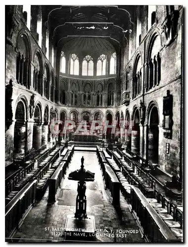 Cartes postales moderne St Bartholomew the Great Founded The Nave Looking East