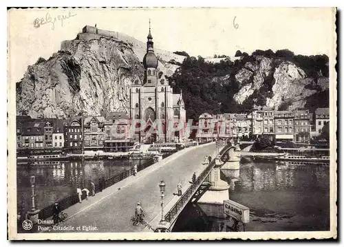 Cartes postales moderne Dinant Pont Citadelle et Eglise