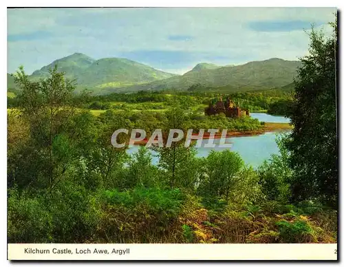 Moderne Karte Kilchurn Castle Loch Awe Argyll