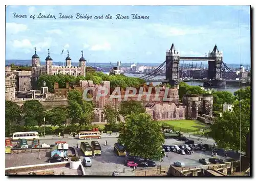 Cartes postales moderne Tower of London Tower Bridge and the River Thames