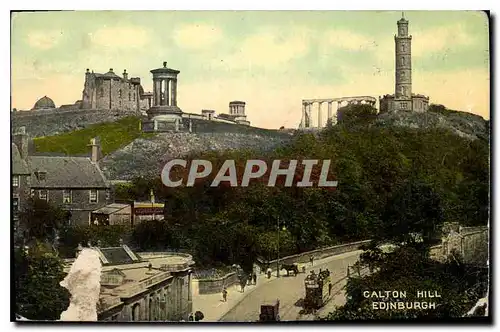 Moderne Karte Calton Hill Edinburgh