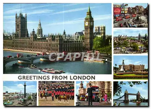 Cartes postales moderne Greetings from London