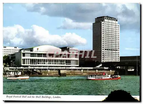 Cartes postales moderne Royal Festival Hall and the Shell Buildings London
