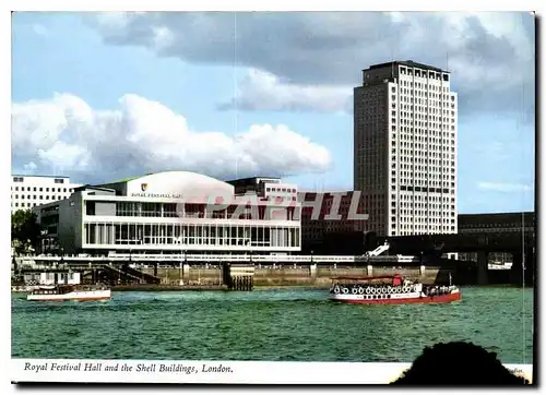 Moderne Karte Royal Festival Hall and the Shell Buildings London