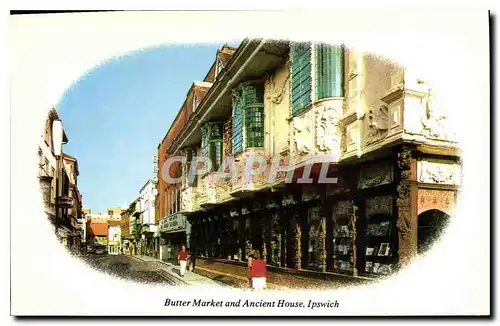 Moderne Karte Butter Market and Ancient House Ipswich