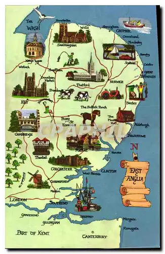 Cartes postales moderne East Anglia