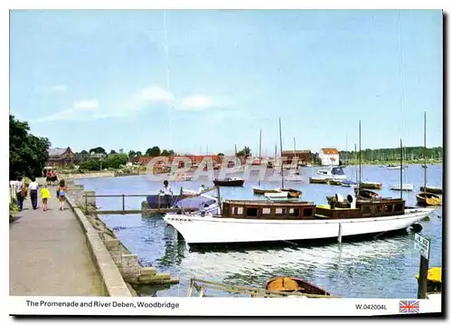 Cartes postales moderne The Promenade and River Deben Woodbridge