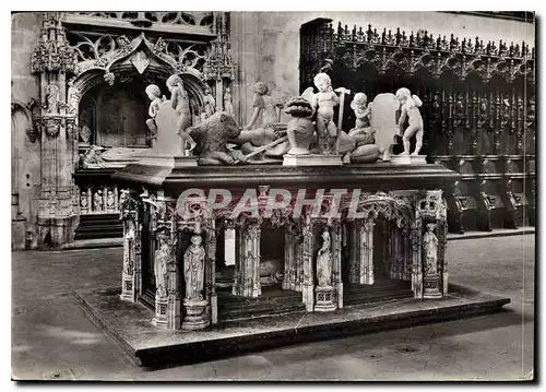 Moderne Karte Bourg en Bresse Ain Eglise de Brou Tombeau de Philibert le Beau