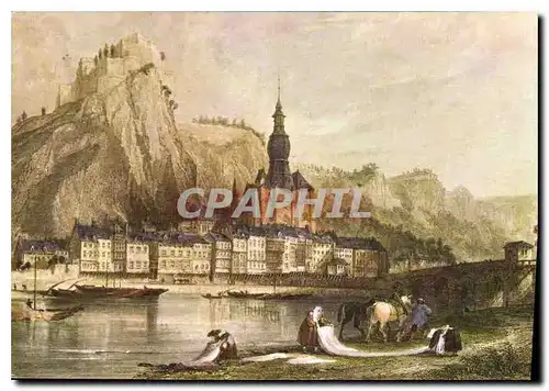 Moderne Karte Dinant sur Meuse La Citadelle et la Collegiale