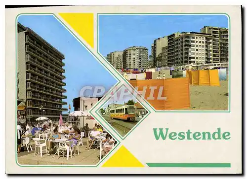 Cartes postales moderne Un bonjour de Westende