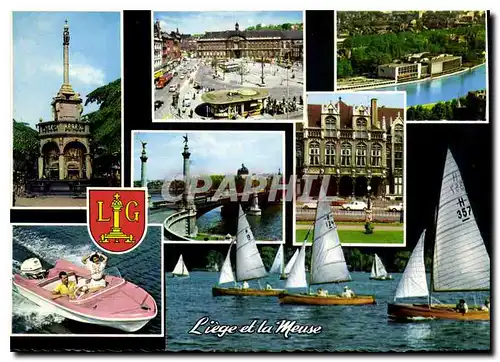Cartes postales moderne Liege et la Meuse