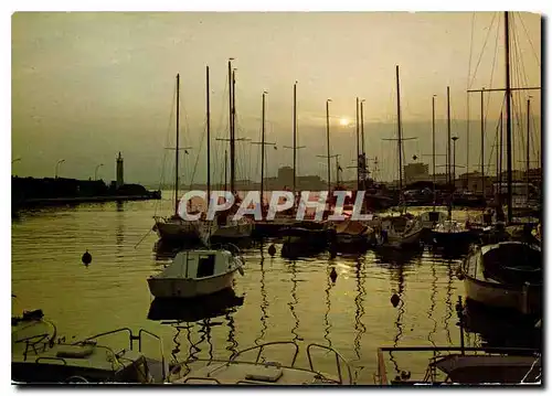 Cartes postales moderne La Cote d'Azur Inoubliable Crepuscule sur le port
