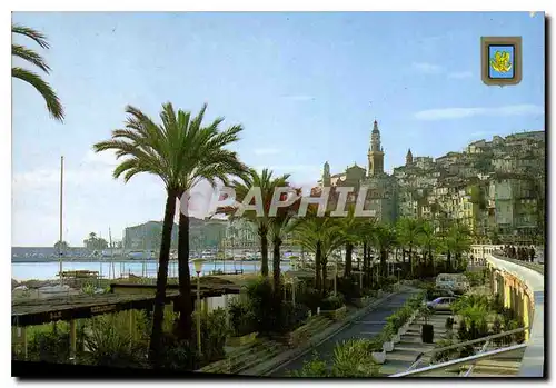 Cartes postales moderne Menton Vue generale