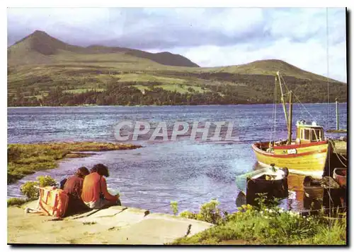 Cartes postales moderne Goat Fell across Brodick Bay Isle of Arran