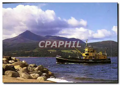 Moderne Karte Goatfell et 2566 feet the highest mountain Isle of Arran