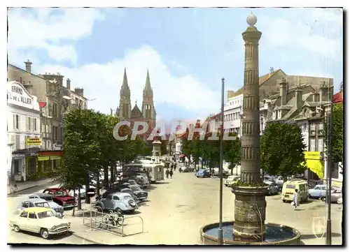 Cartes postales moderne Moulins Allier La Place d'Allier Automobile