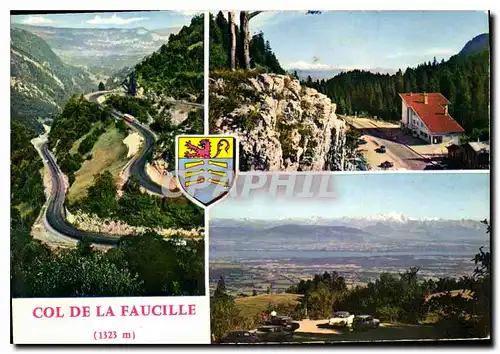 Moderne Karte Col de la Faucille Route de St Claude