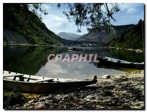 Moderne Karte Paysages de France Le Lac de Sylans Ain