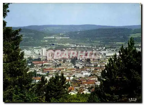 Moderne Karte Oyonnax Vue generale